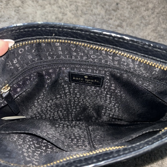Used gorgeous black Kate spade satchel - Picture 3 of 3